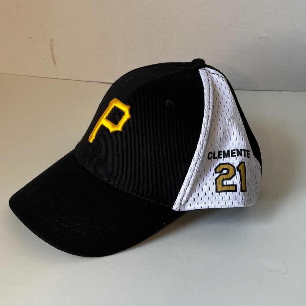 BWM Global  Baseball Cap  Clemente # 21  Coen  Pittsburgh Pirates